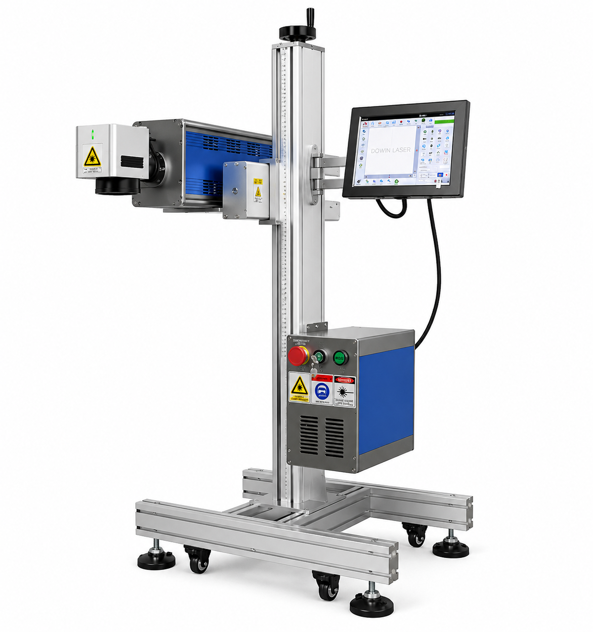 Marcadora CO2 volante para botellas DW-30F